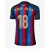 Cheap Barcelona Jordi Alba #18 Home Football Shirt Women 2022-23 Short Sleeve